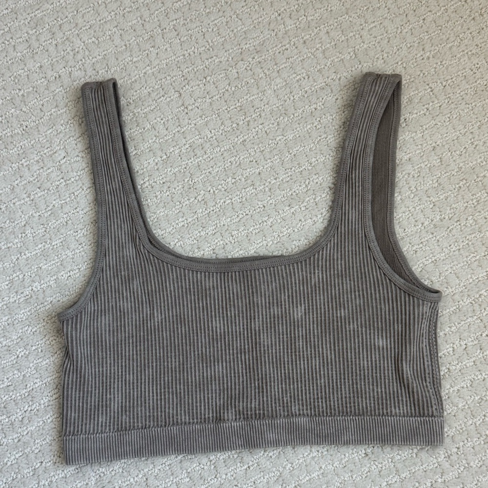 Forever 21 Charcoal Knit Top